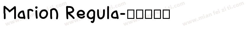 Marion Regula字体转换